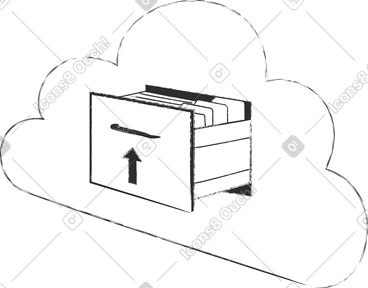 Cloud storage PNG, SVG