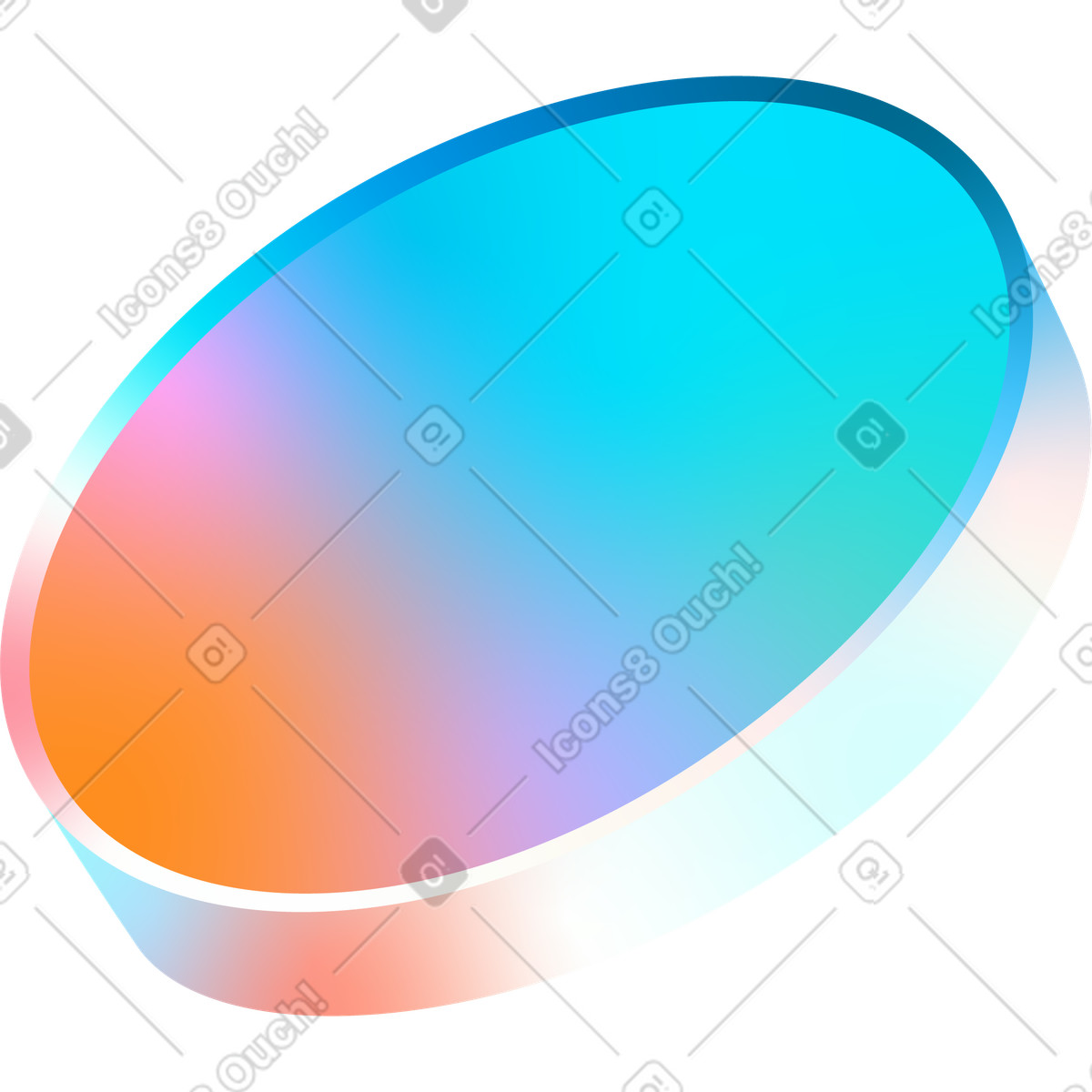 Ilustração de Moeda metal brilhantemente colorida em no estilo Glare para baixar em PNG, SVG
