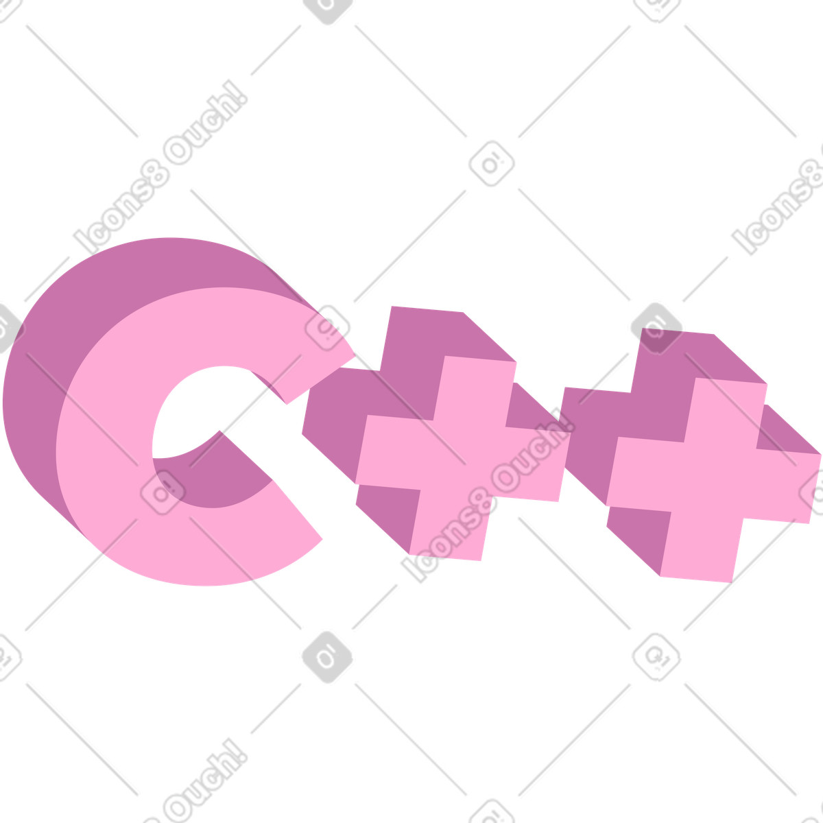 Testo in caratteri c++ illustrazione stile Coworking scarica PNG, SVG