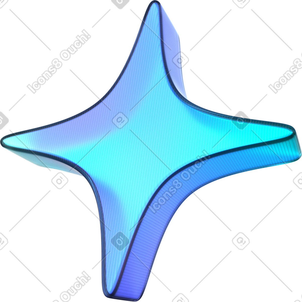 Ilustração animada de Ai glass sparkle em no estilo 3D Glassy para baixar em GIF, Lottie (JSON), AE