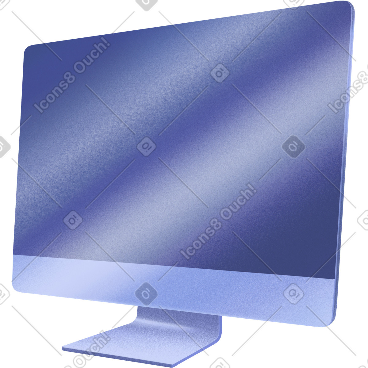 Monitor illustration clipart image in PNG SVG GIF showcasing modern technology