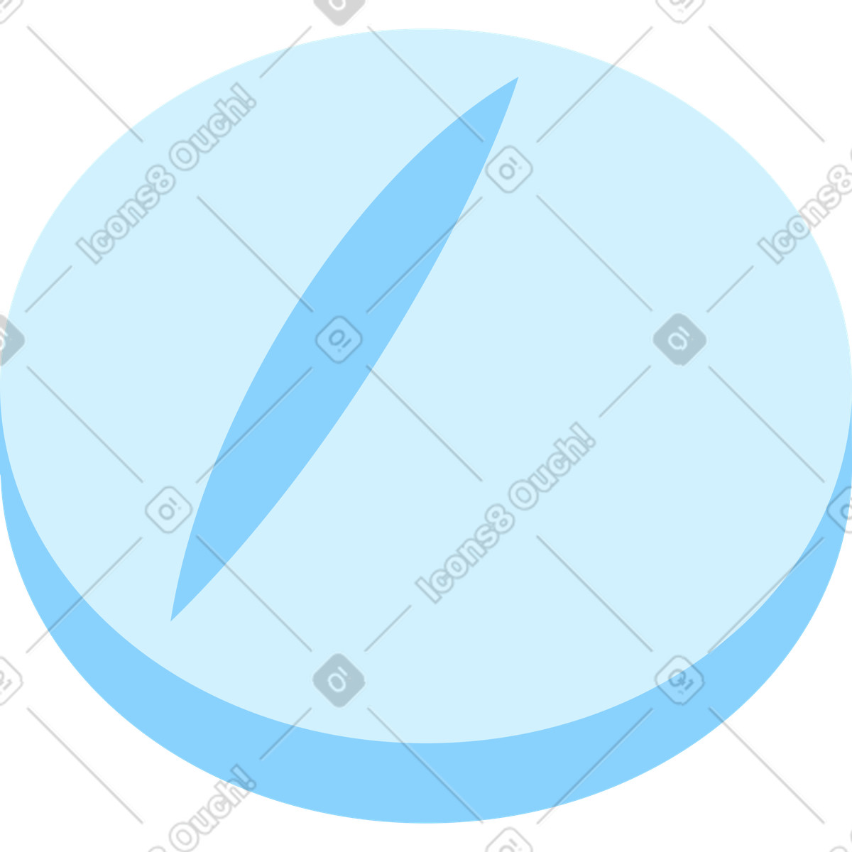 Glossy 스타일의 알약 일러스트레이션 PNG, SVG 다운로드