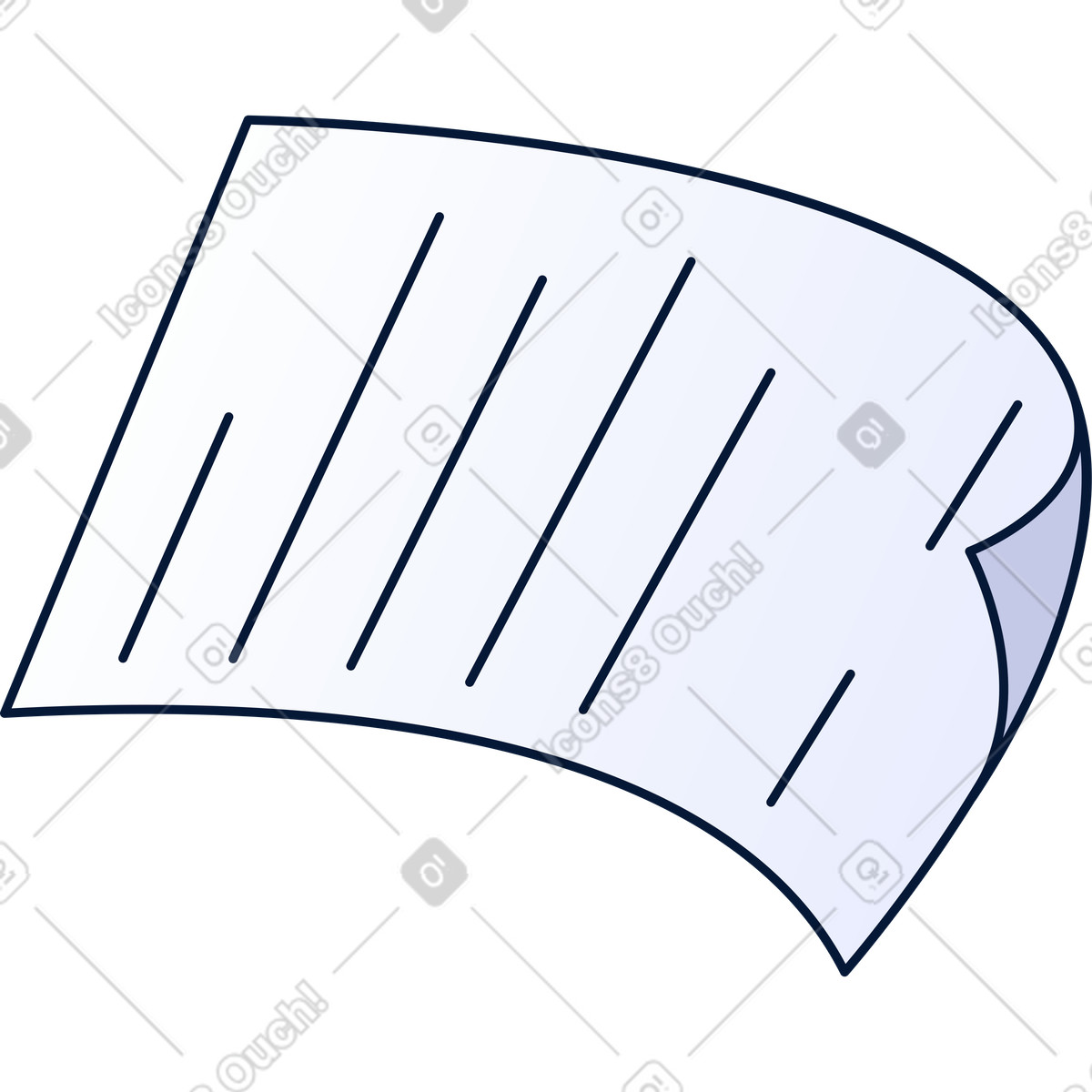 Illustration Papier avec texte dans le style Neat à télécharger aux formats PNG, SVG