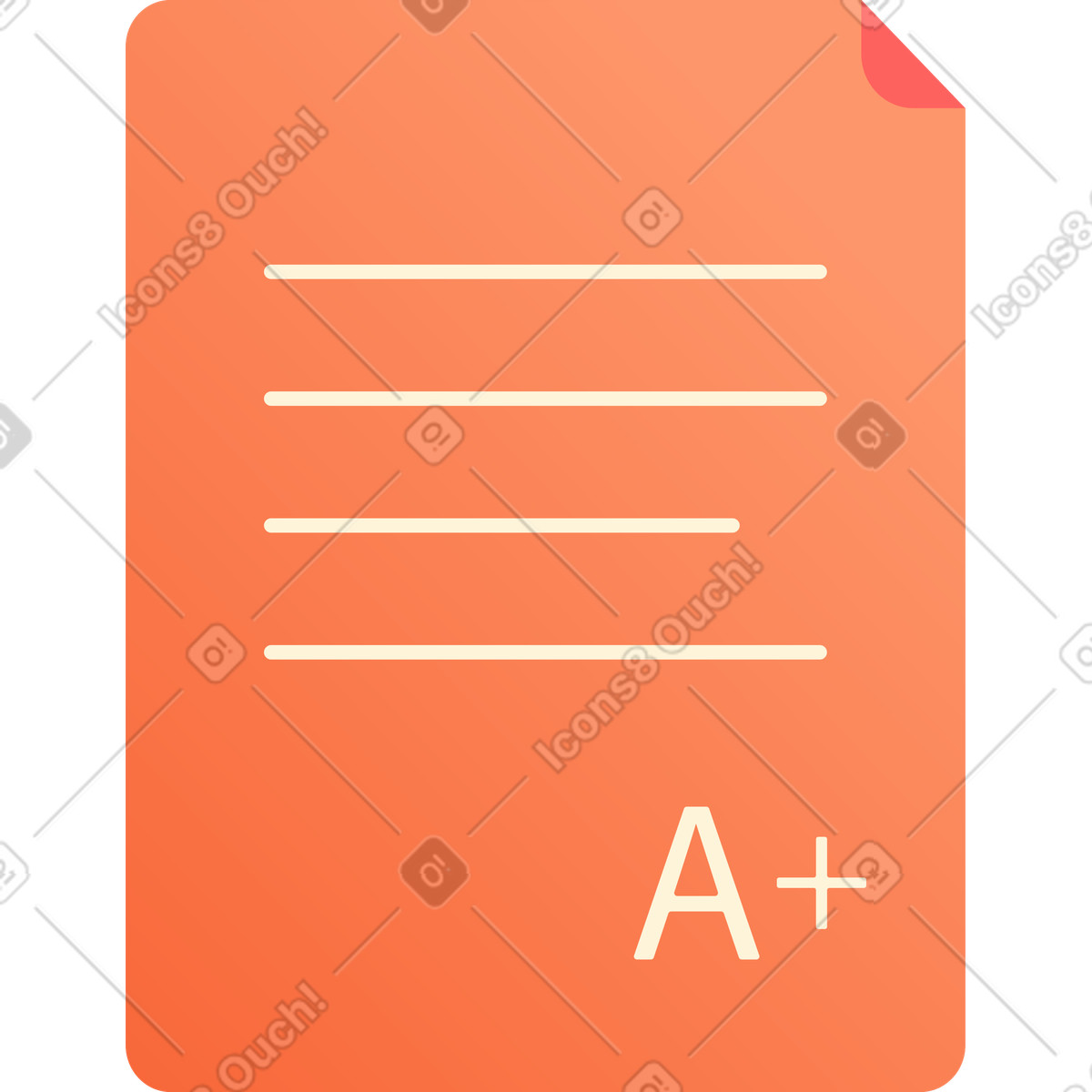 Knowledge assessment illustration educational clipart graphics download in PNG