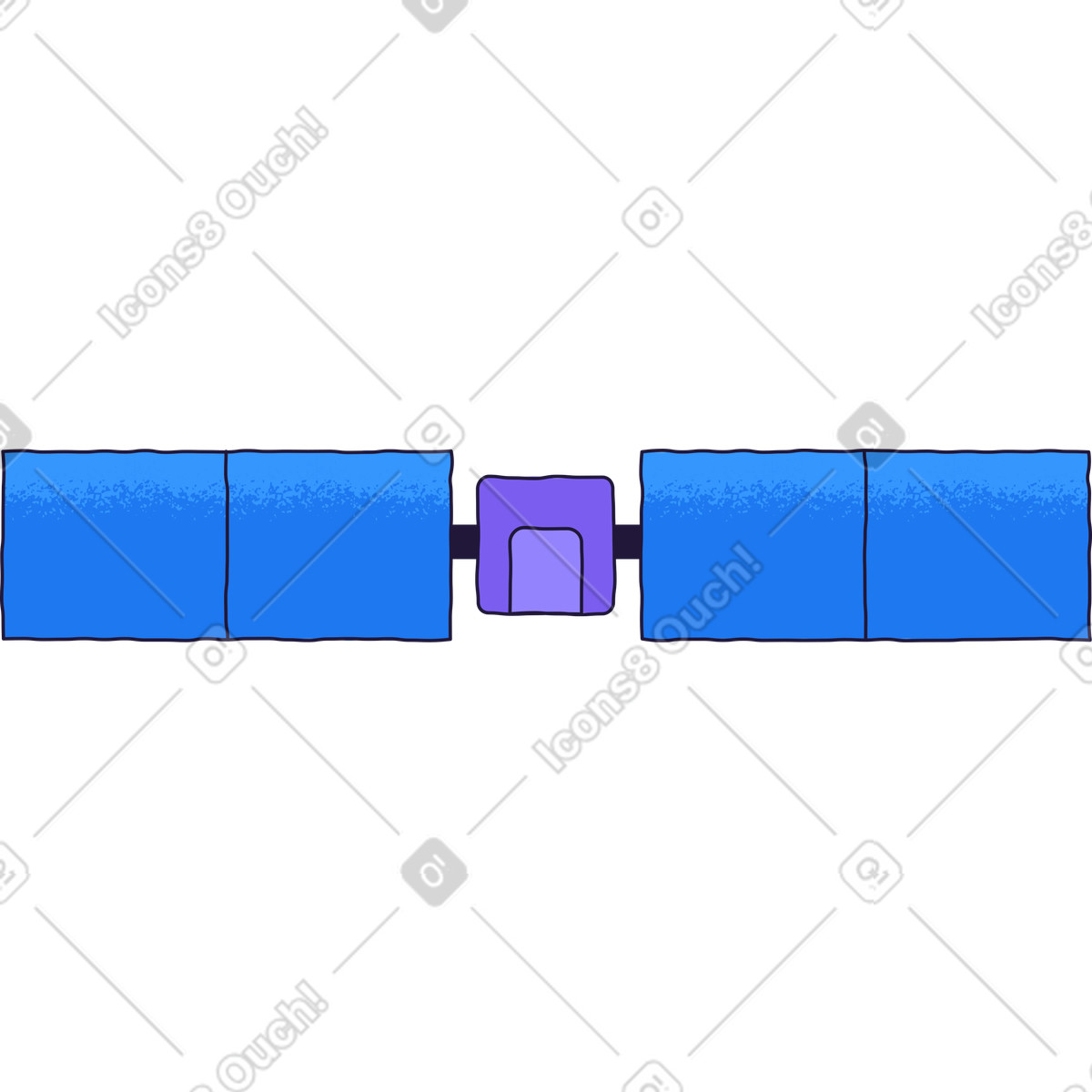 Ilustración Satélite en estilo Conifer a descargar en PNG y SVG