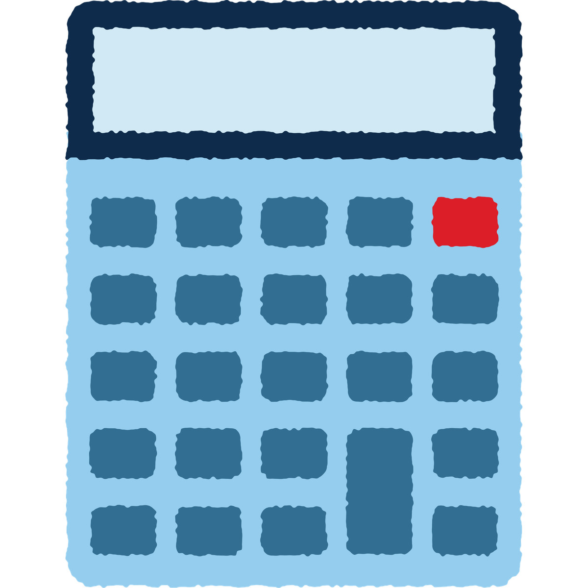 Cherry スタイルの Calculator のイラストをPNG、SVG形式でダウンロード