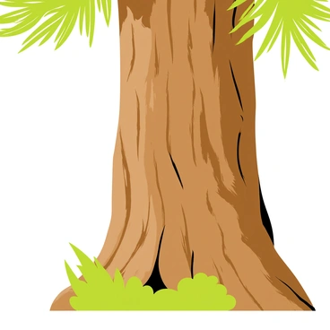 A close-up view of a pine tree trunk displaying rugged, textured bark with deep grooves and crevices. Fresh, clear sap is slowly dripping down the bark, forming small droplets that catch the light. Surrounding the trunk, small patches of green moss cling to the base, adding a natural touch to the scene. Sunlight filters through the branches above, creating a dappled light effect on the bark.