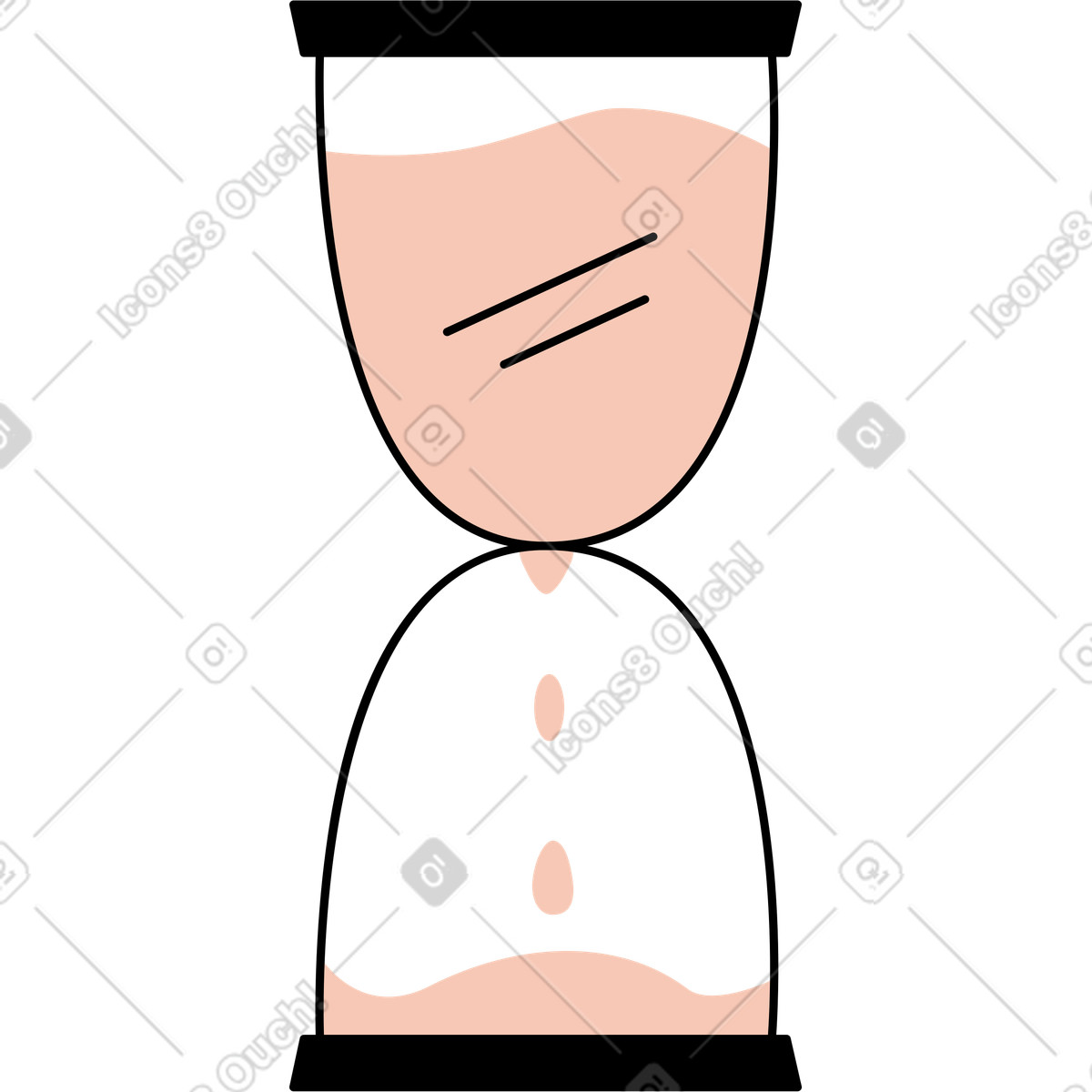 下载 Jelly 风格的 大沙漏 插画，支持 PNG、SVG 格式