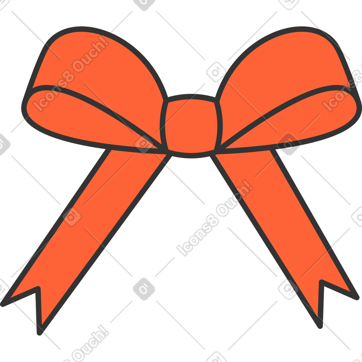 Ilustración Arco en estilo Crayon a descargar en PNG y SVG