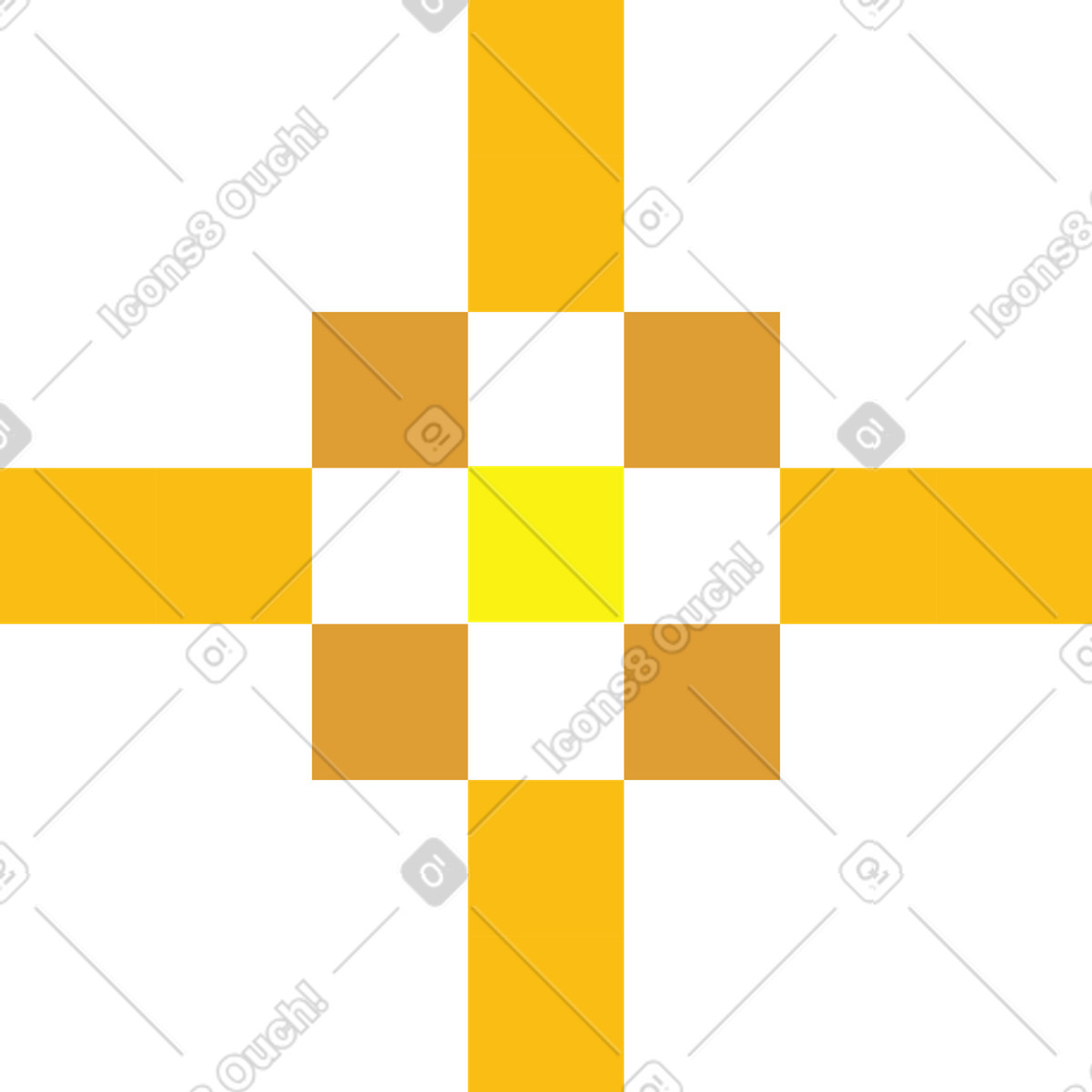 Star illustration in 8bit style download in PNG, SVG