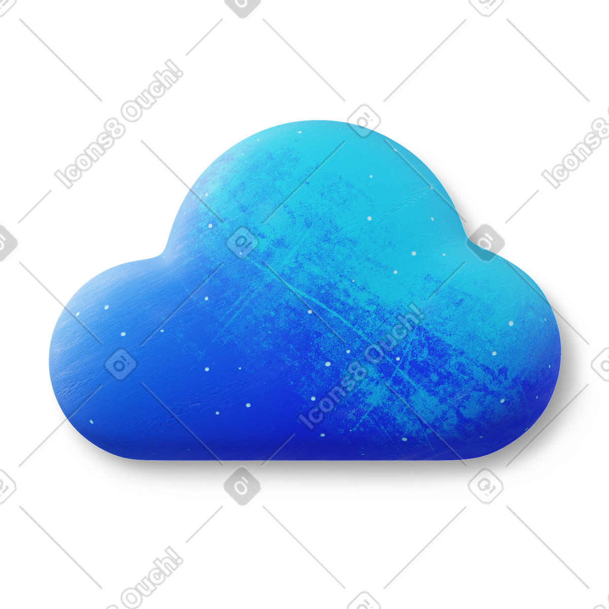 下载 3D Microsoft Fluent illustration 风格的 Cloud 插画，支持 PNG、SVG 格式