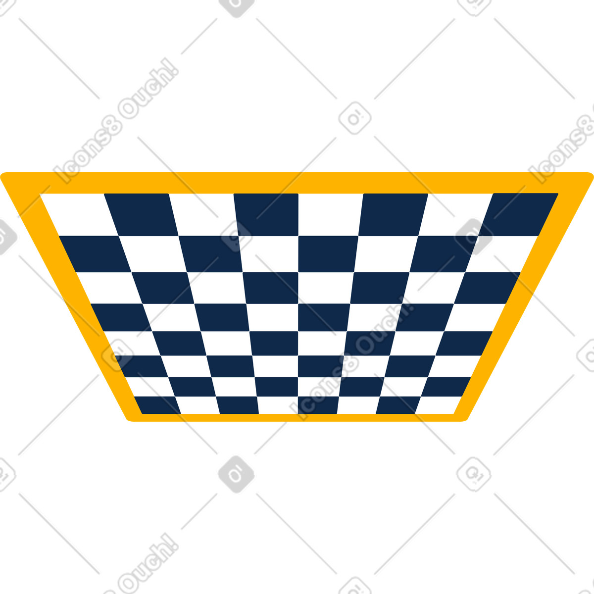 Chess board illustration in Flame style download in PNG, SVG