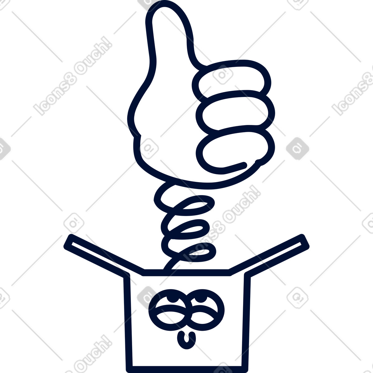 Indicatore di fiducia del cliente illustrazione in stile Blink scarica in PNG, SVG
