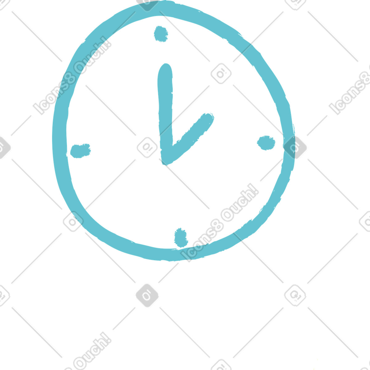 Иллюстрация Часы в стиле Lime — скачать в форматах PNG, SVG