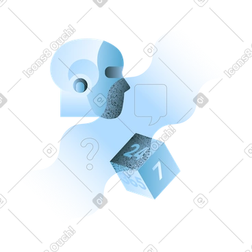 AI-powered support chatbot PNG, SVG