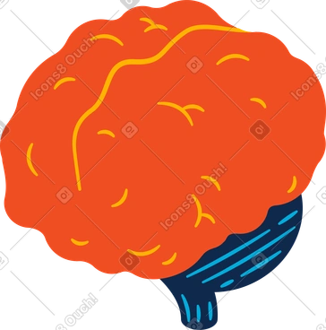 Brain clipart image in PNG, SVG, GIF formats