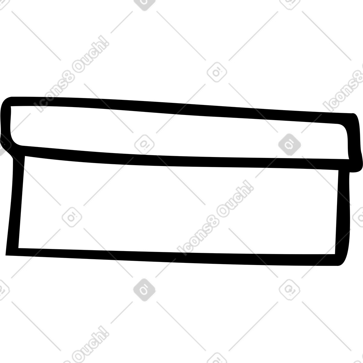 Small box illustration in Journal style download in PNG, SVG
