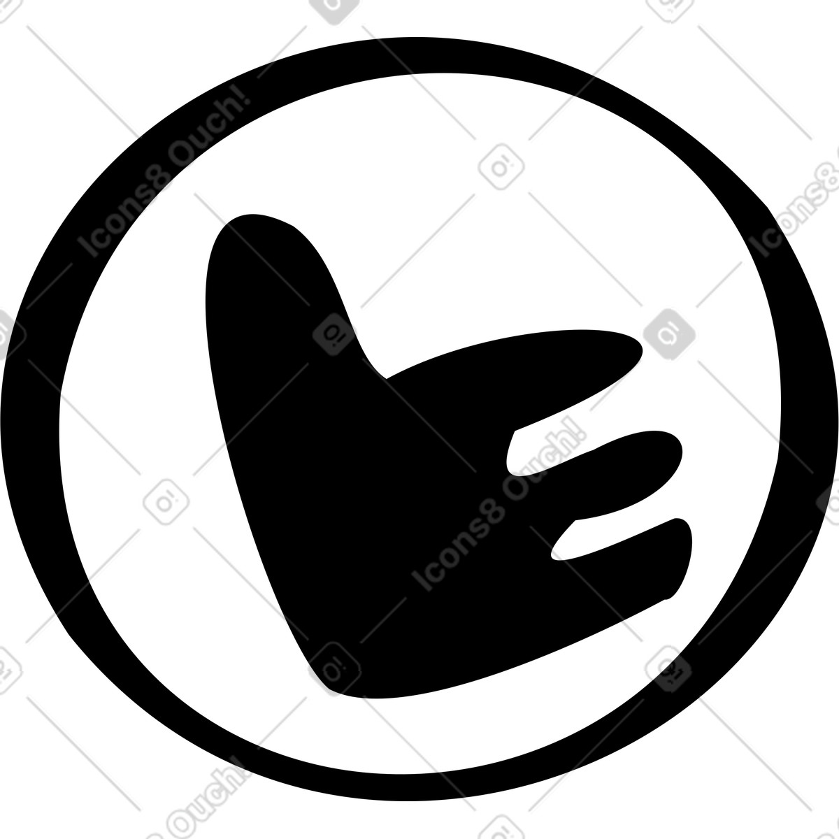Come pollice in su illustrazione stile Journal scarica PNG, SVG