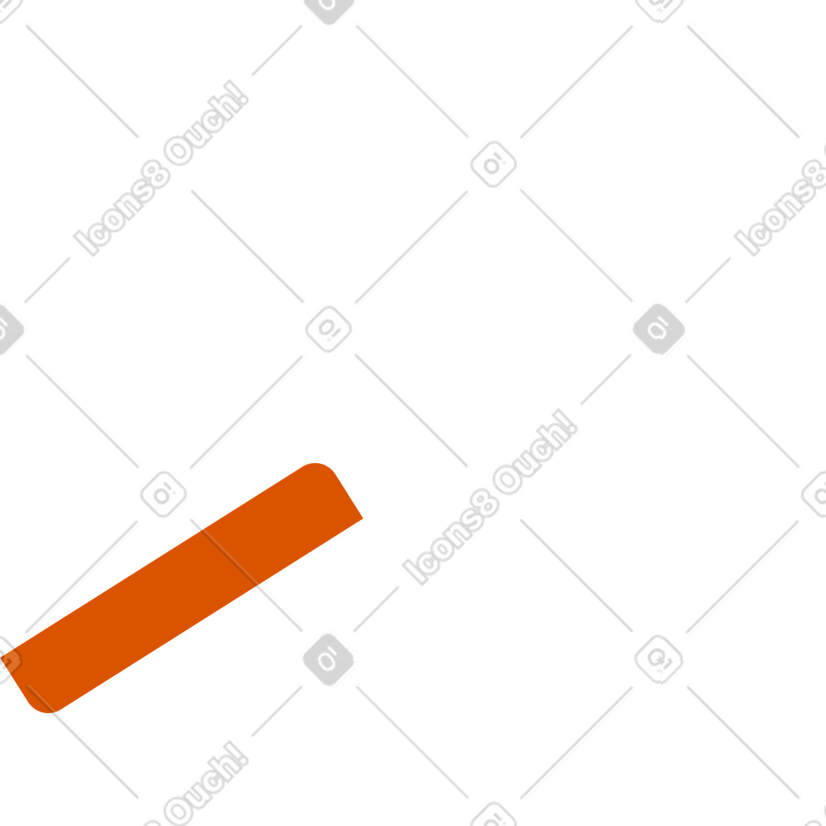 Magnifier illustration in Vector style download in PNG, SVG