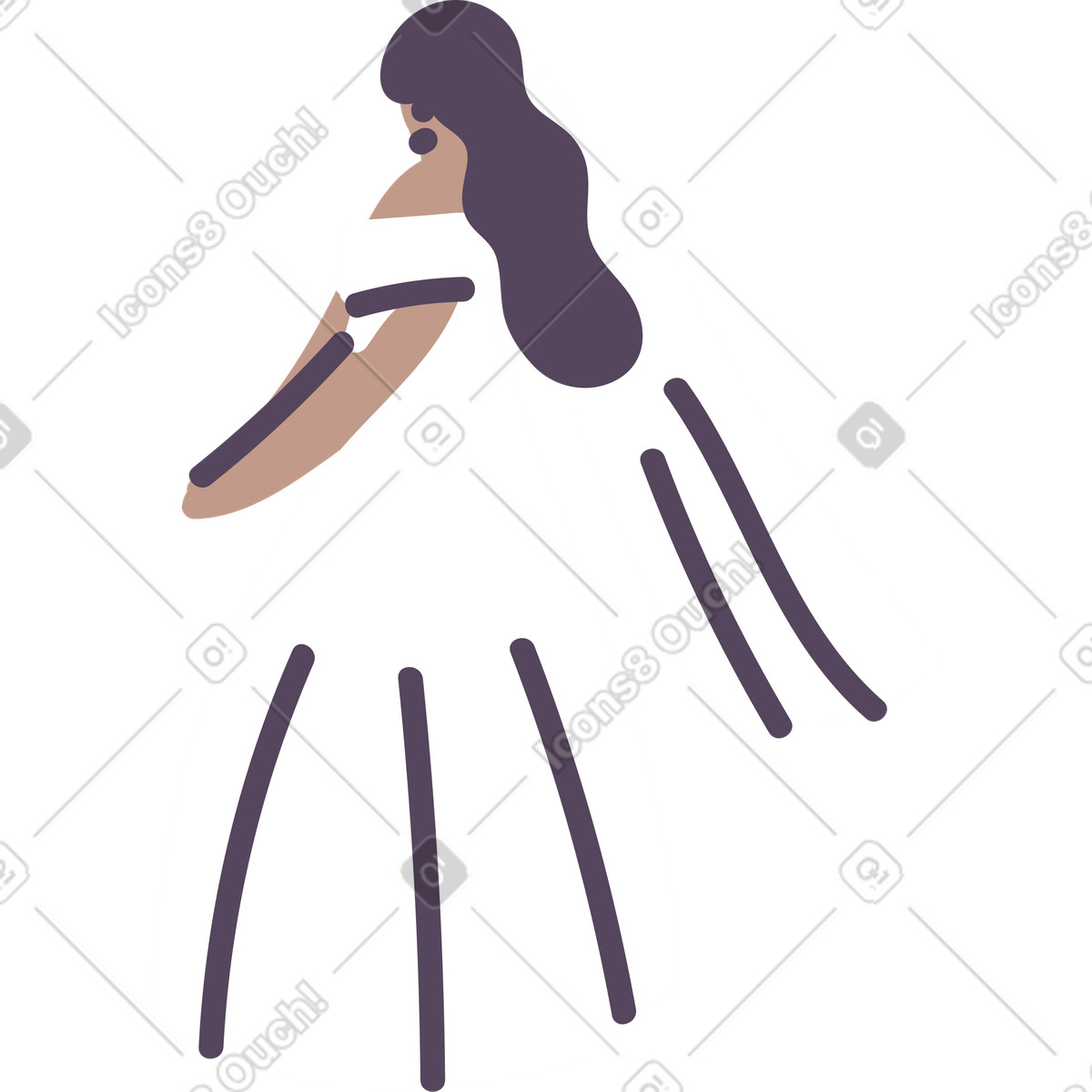 Groom illustration in Pluto style download in PNG, SVG