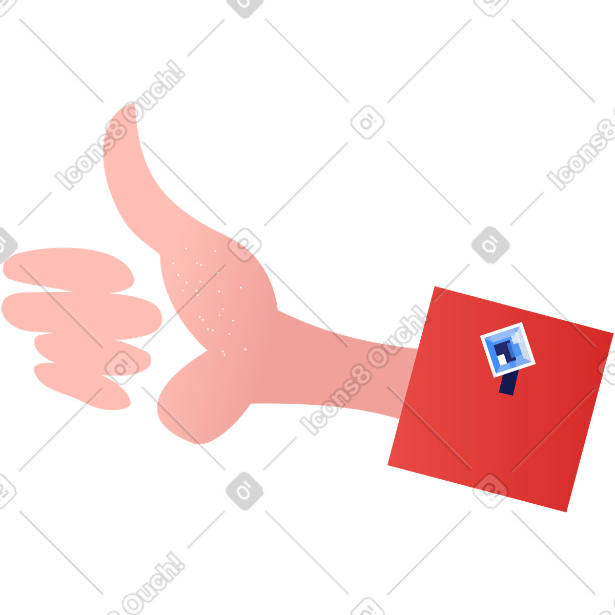 下载 Clip 风格的 手 插画，支持 PNG、SVG 格式