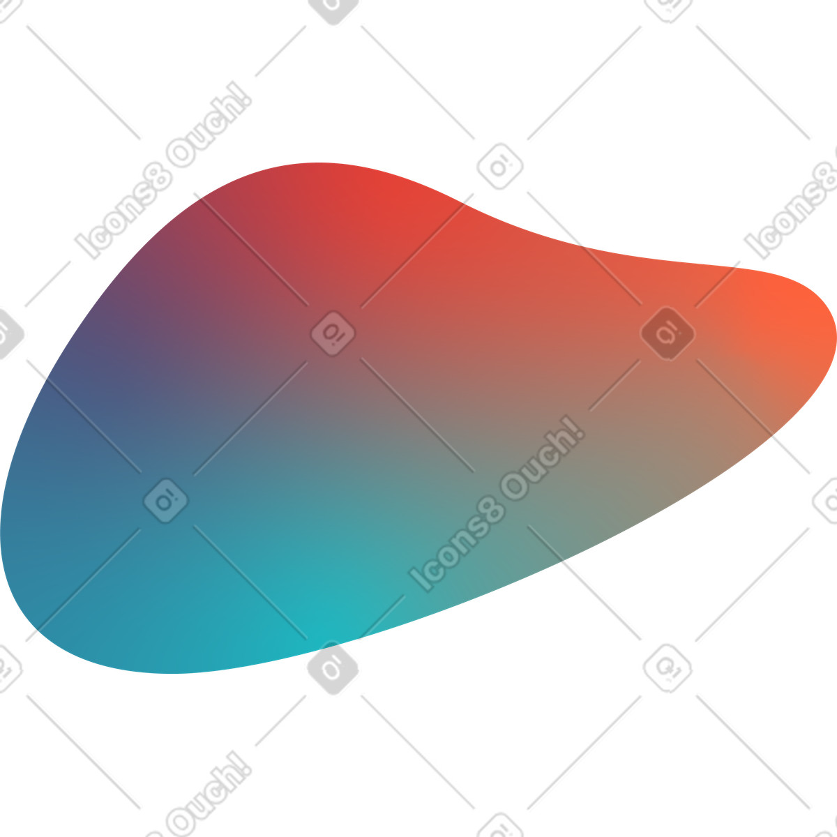 Illustration Colored soft spot dans le style Forms à télécharger aux formats PNG, SVG