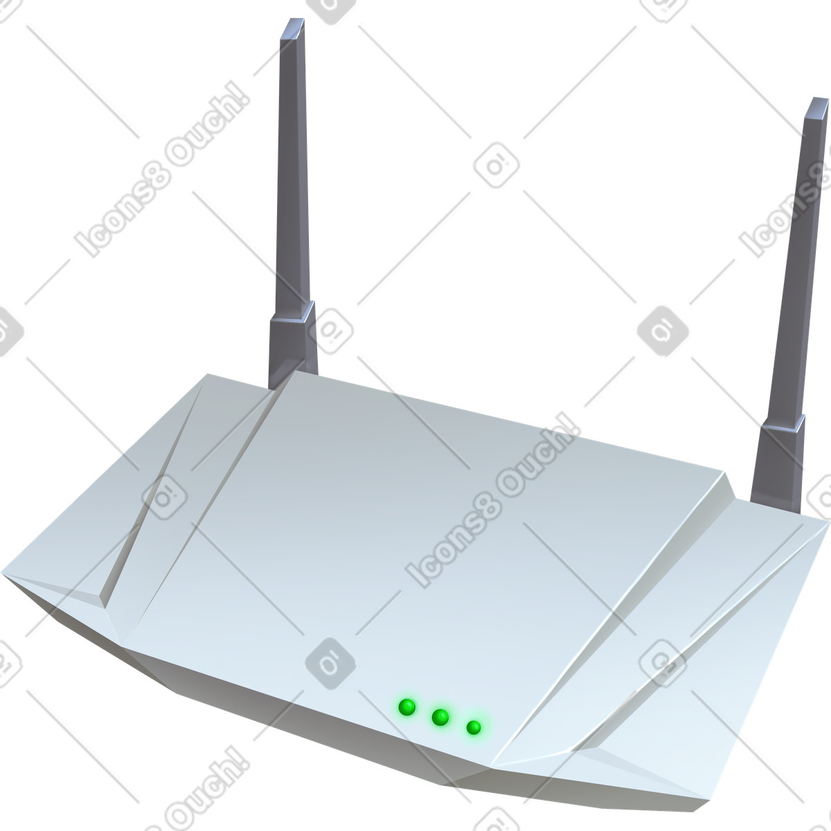 Wi-fi router illustrazione in stile Props scarica in PNG, SVG