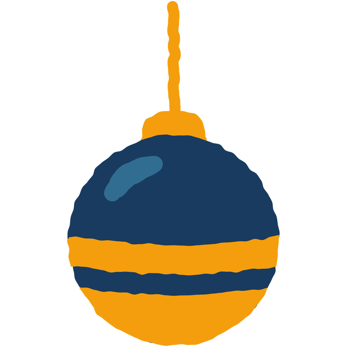 Cherry 스타일의 Christmas ball 일러스트레이션 PNG, SVG 다운로드