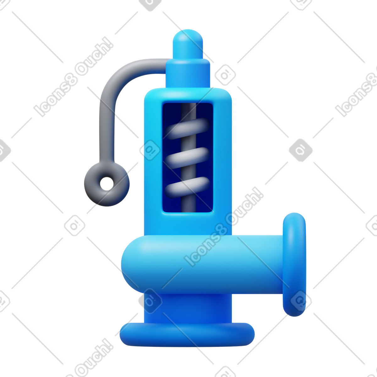 3D Fluency スタイルの Relief valve のイラストをPNG、SVG形式でダウンロード