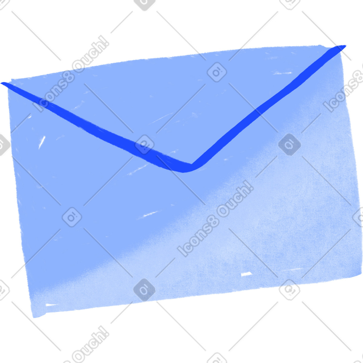 Quirky スタイルの Closed envelope のイラストをPNG、SVG形式でダウンロード