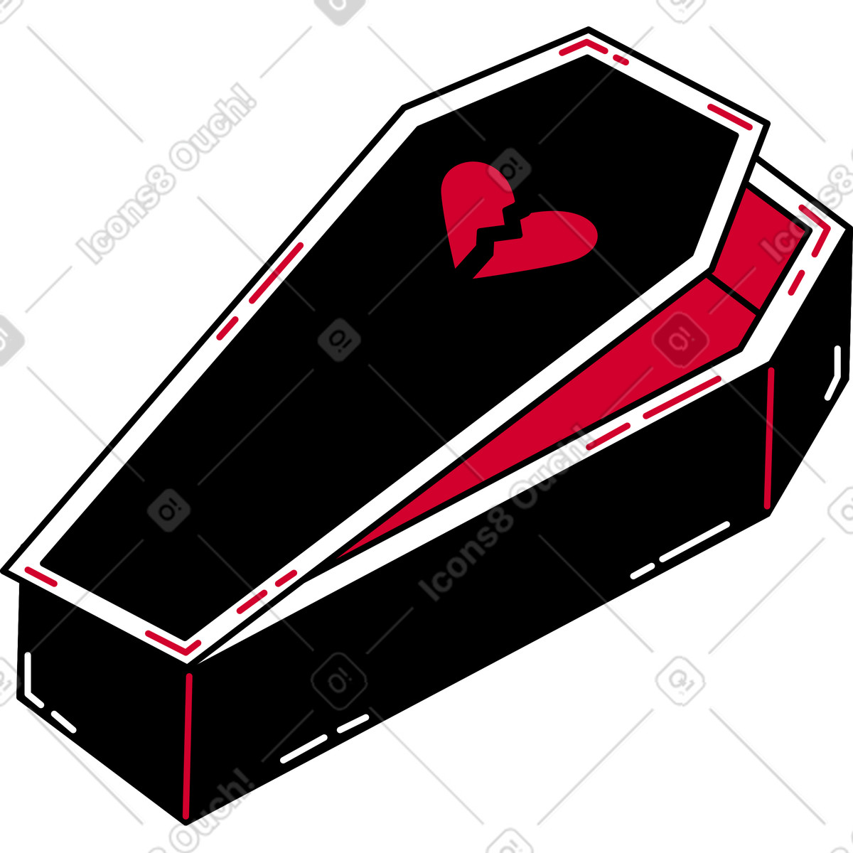 下载 Ruby 风格的 棺材 插画，支持 PNG、SVG 格式