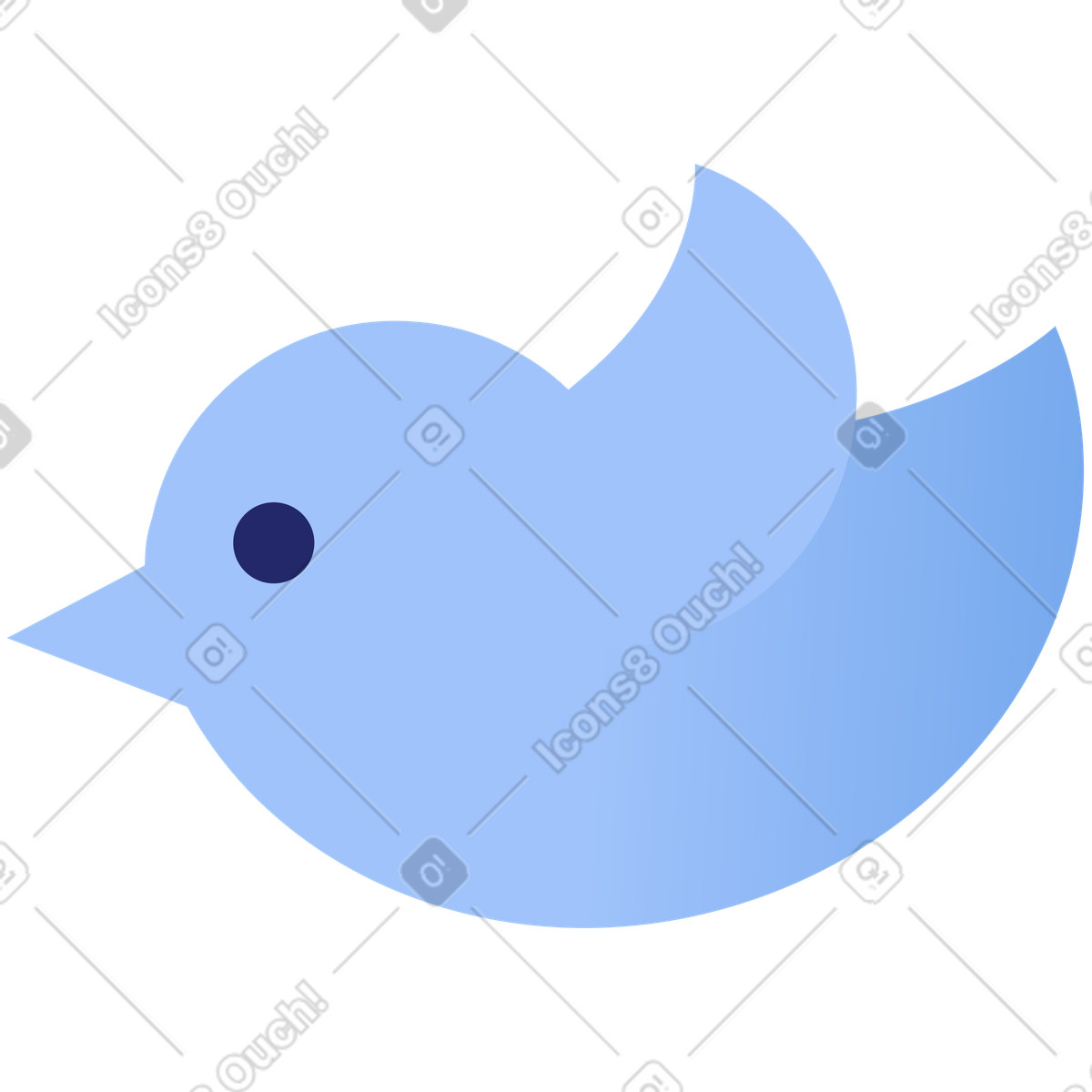 Ilustração de 鸟 em no estilo Clip para baixar em PNG, SVG