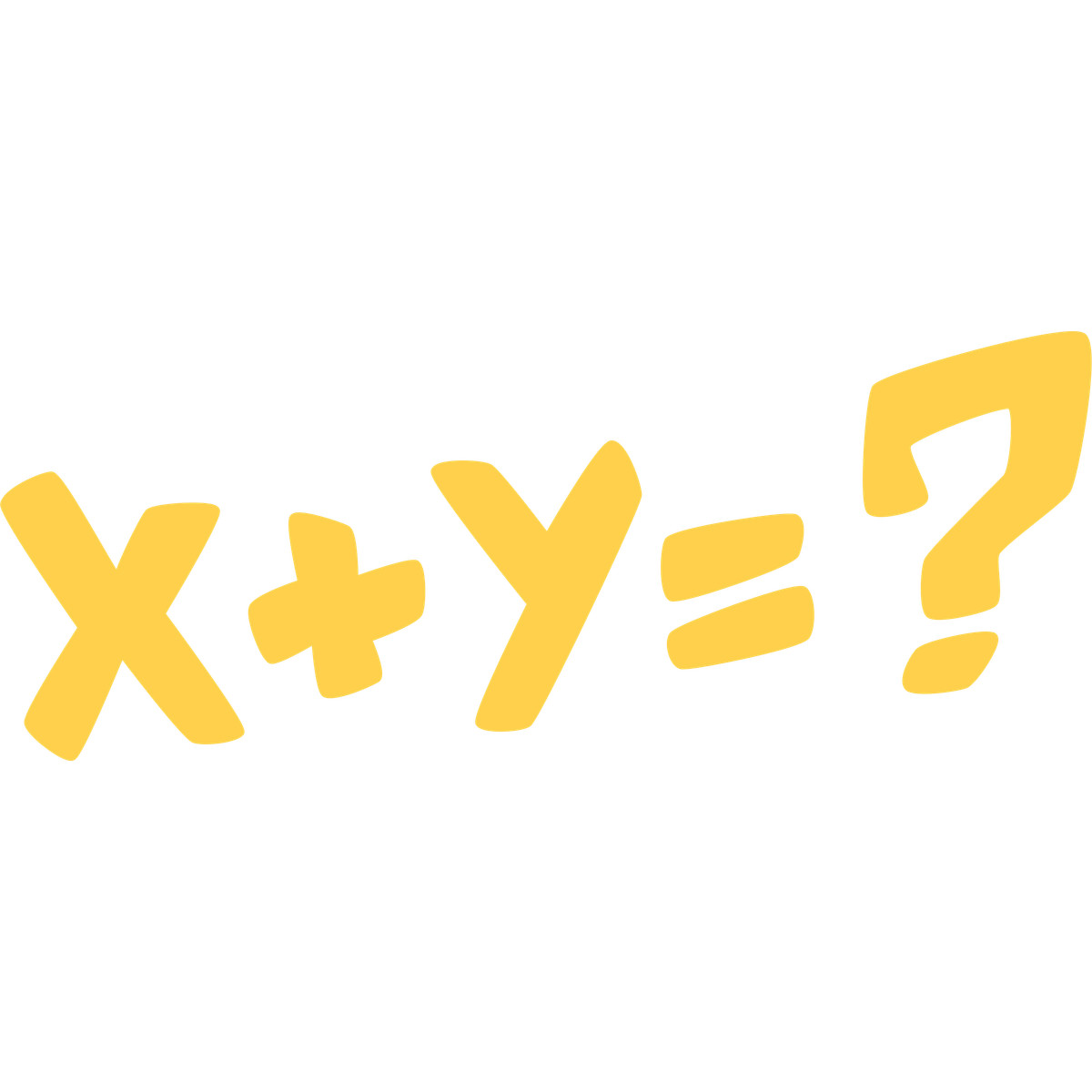 Ilustración Equation en estilo Bouncy a descargar en PNG y SVG