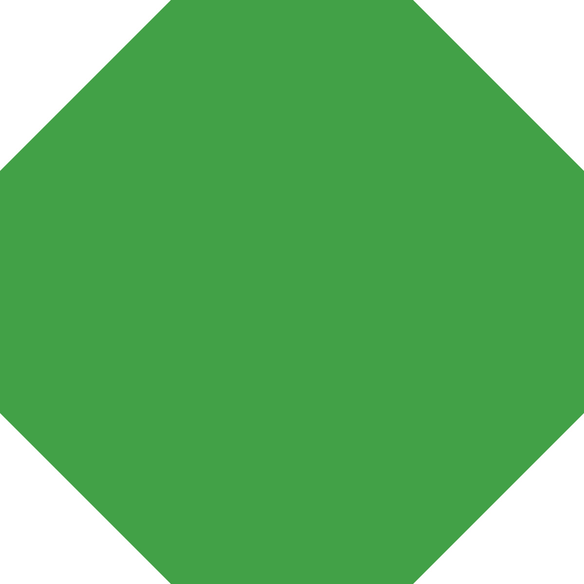 Illustration Octagon green dans le style Fogg à télécharger aux formats PNG, SVG