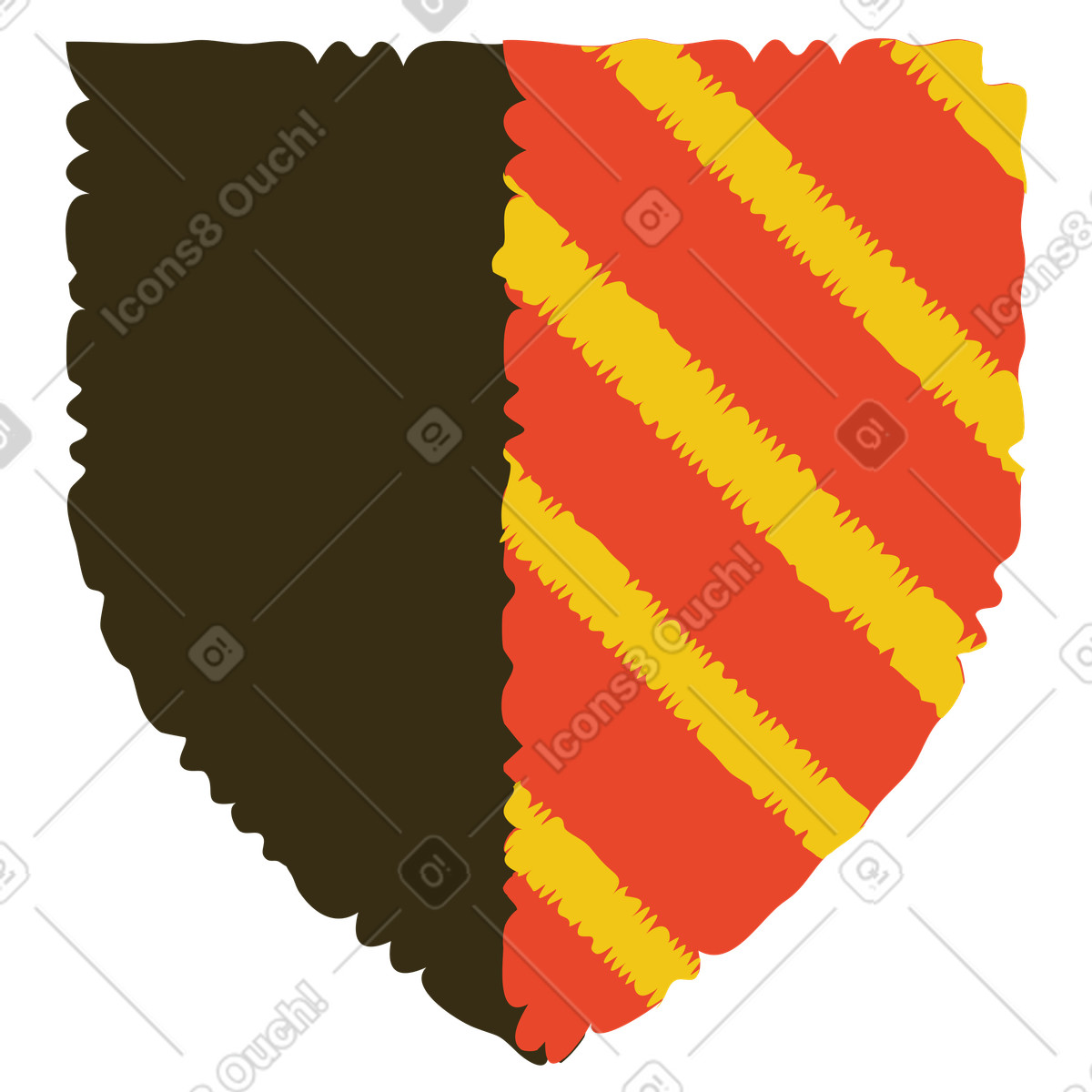 下载 Bermuda 风格的 屏蔽 插画，支持 PNG、SVG 格式