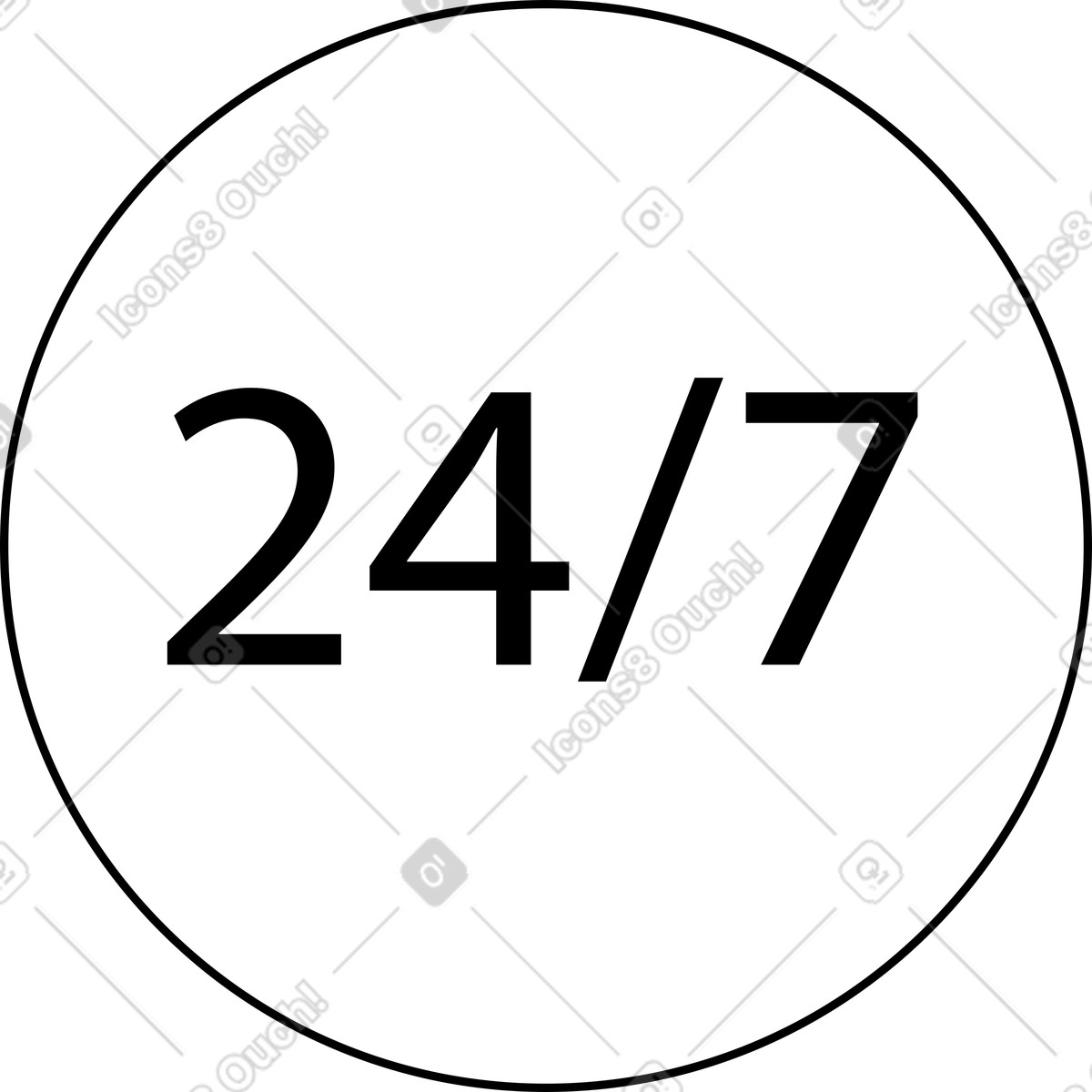 Symbol für rund-um-die-uhr-support-Illustration im Tiny-Stil als Download in PNG, SVG