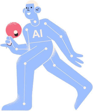 Ai table tennis player PNG, SVG