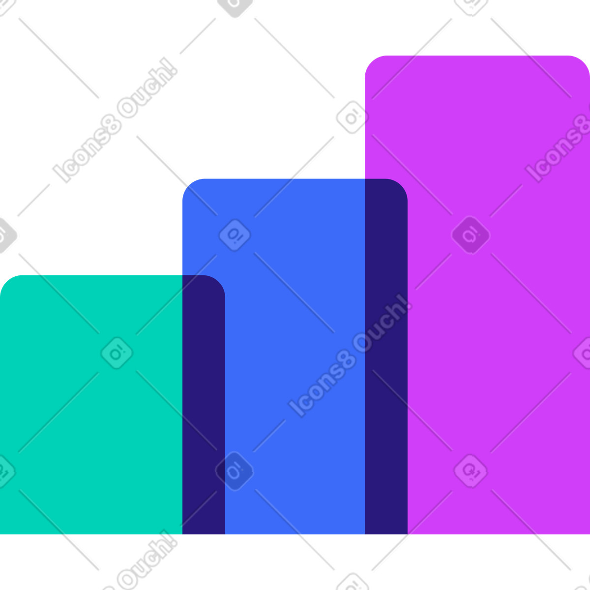 Ilustração de Colunas do gráfico em no estilo Basic para baixar em PNG, SVG