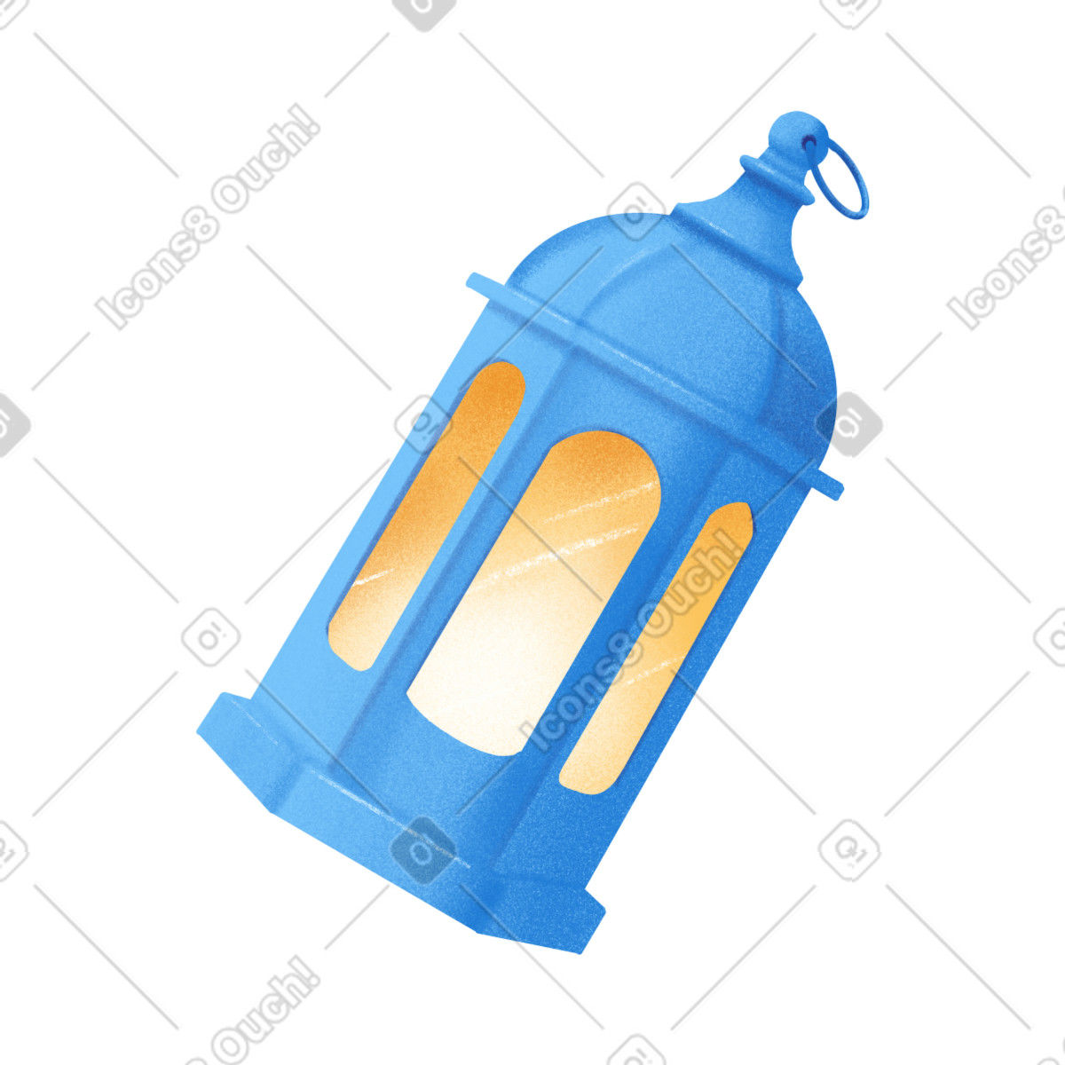 Ilustración Linterna en estilo Gleam a descargar en PNG y SVG