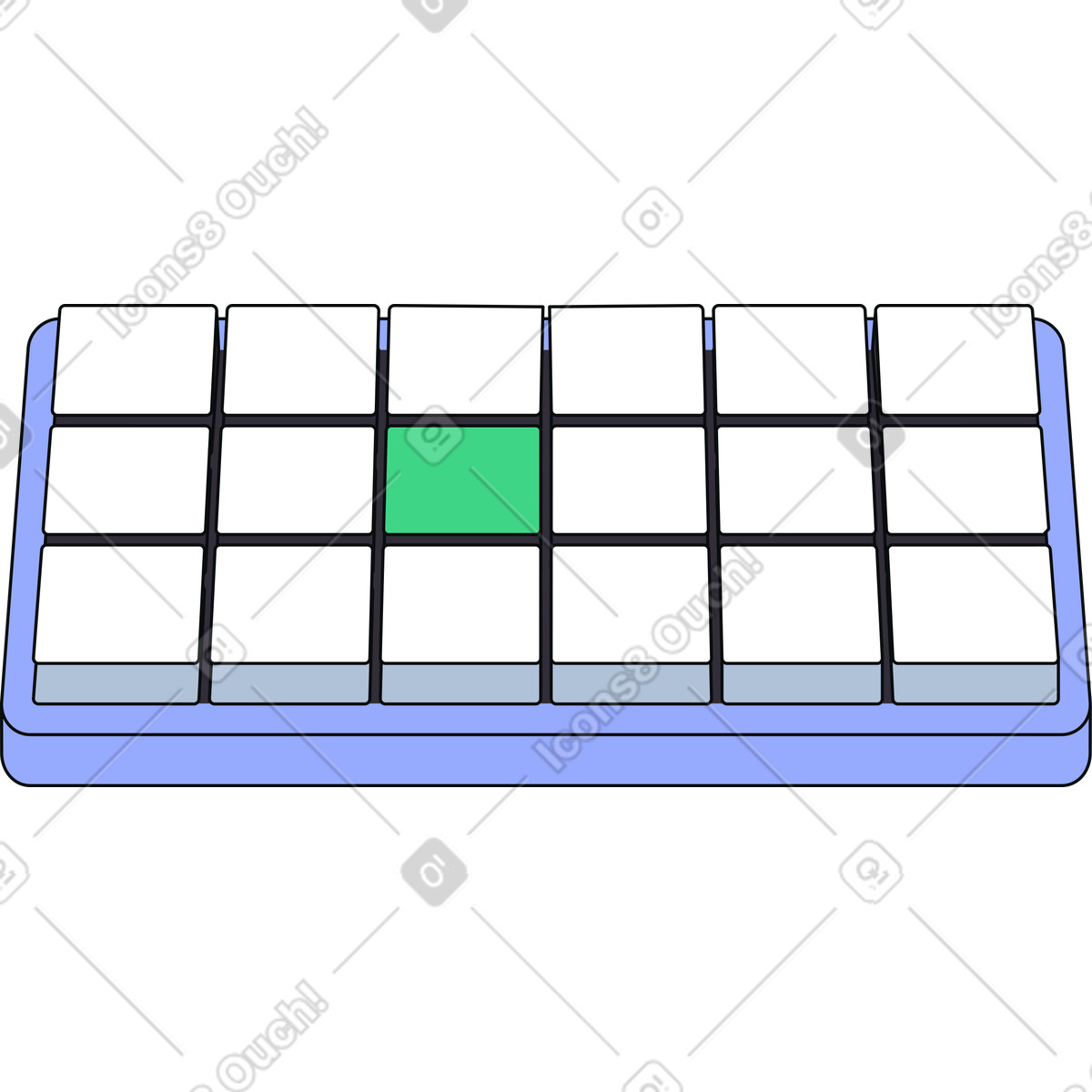 Teko スタイルの キーボード のイラストをPNG、SVG形式でダウンロード