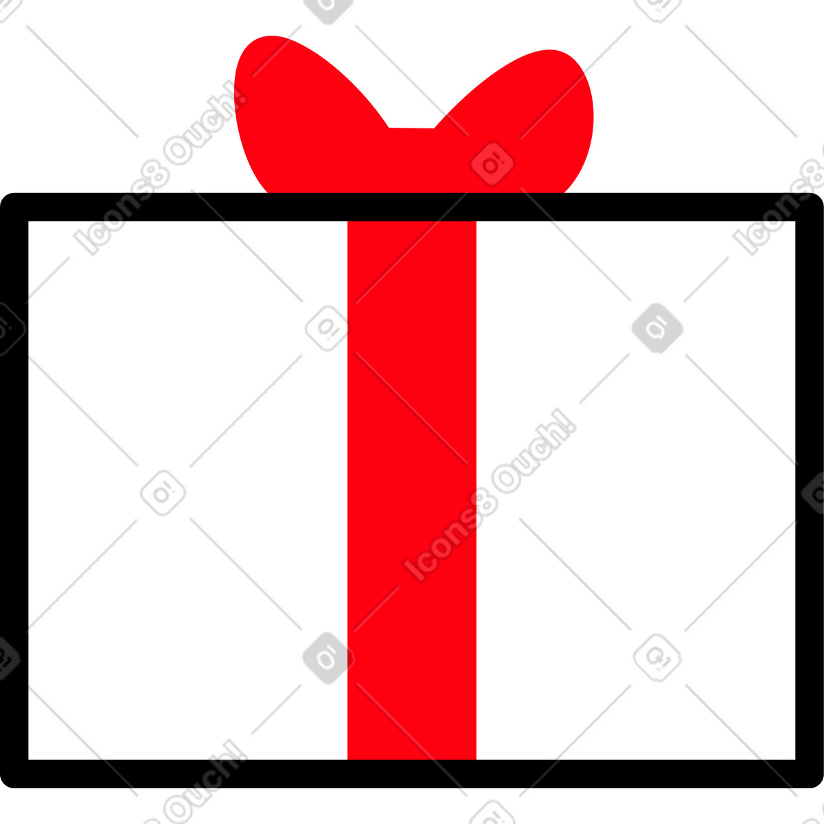 Presente illustrazione in stile Transistor scarica in PNG, SVG