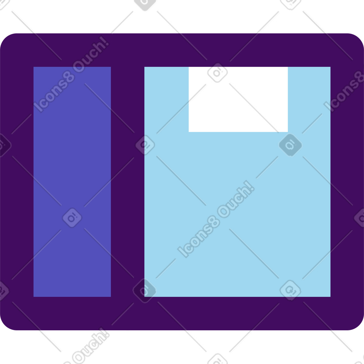 Simplistic スタイルの Box のイラストをPNG、SVG形式でダウンロード