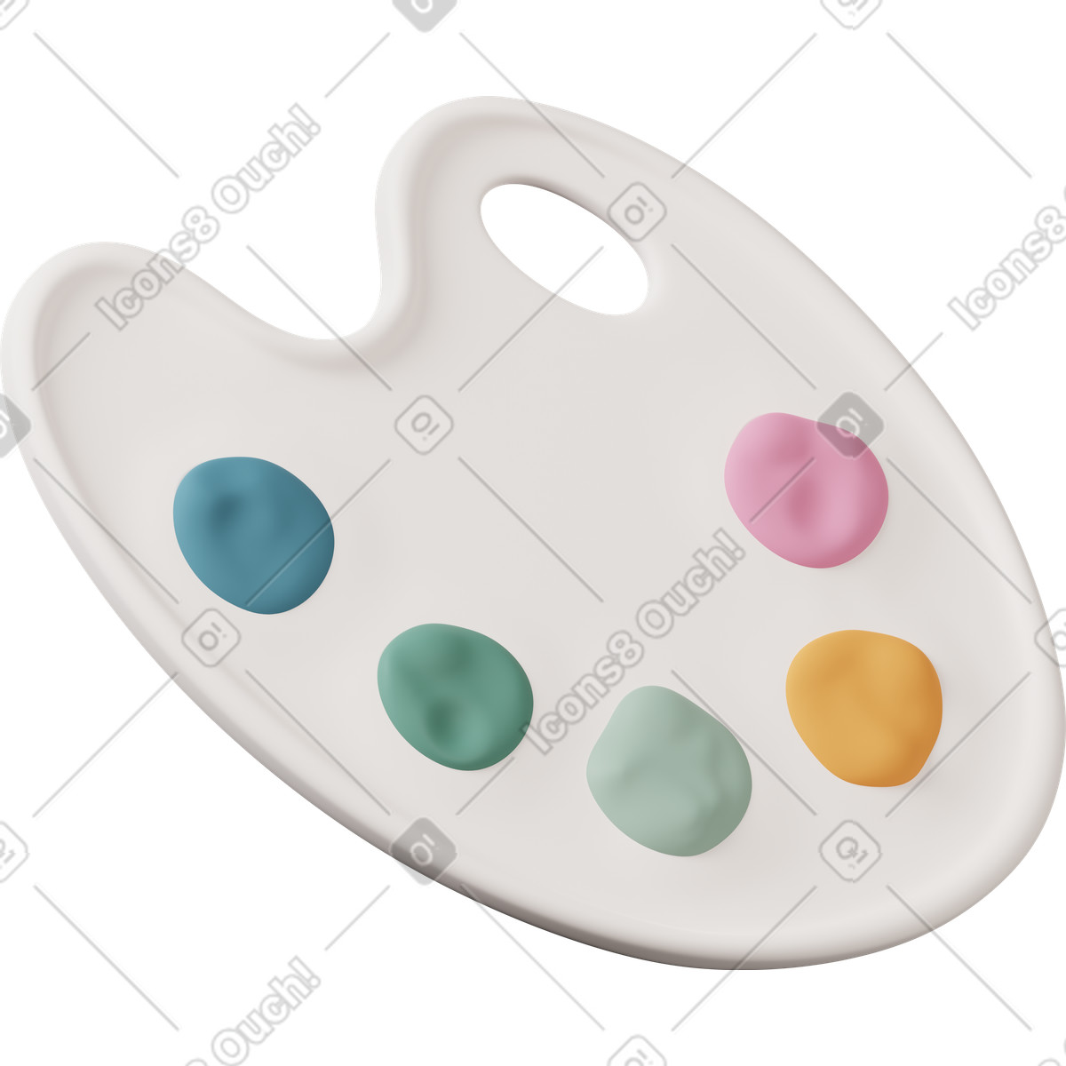 Ilustração de Color palette em PNG e SVG