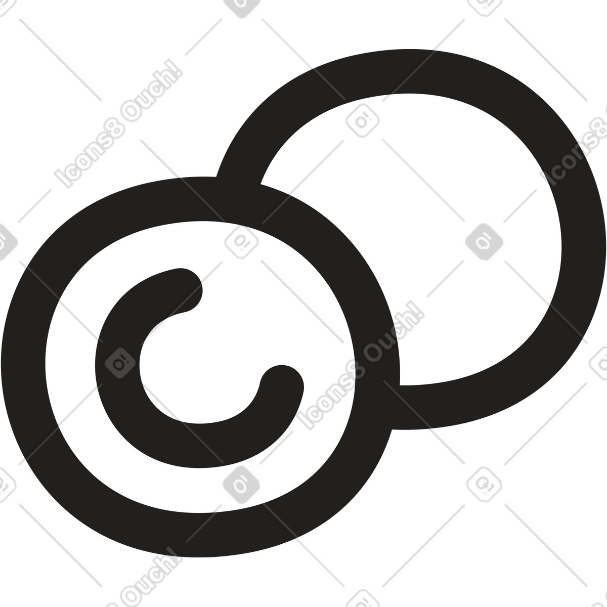 Ilustração de Moedas em no estilo Little para baixar em PNG, SVG