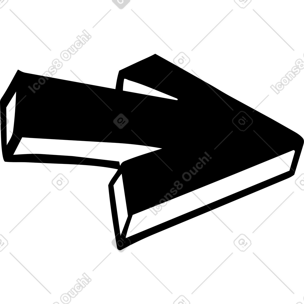 Pfeil-cursor-Illustration im Line-Stil als Download in PNG, SVG