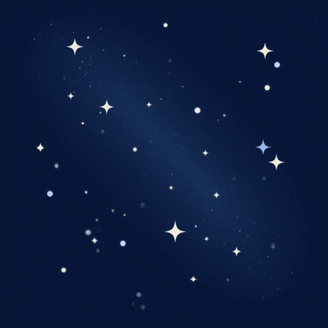 A dark night sky is filled with a multitude of bright stars, twinkling against the backdrop of deep blue. The stars are arranged in various patterns, showcasing recognizable constellations. Some stars are larger and more luminous, while others appear as smaller points of light. A faint glow of the Milky Way stretches across the sky, adding depth to the scene. The overall atmosphere is calm, and the perfect clarity of the night sky highlights the intricate designs formed by the stars.