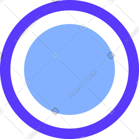 Dark blue record button PNG, SVG