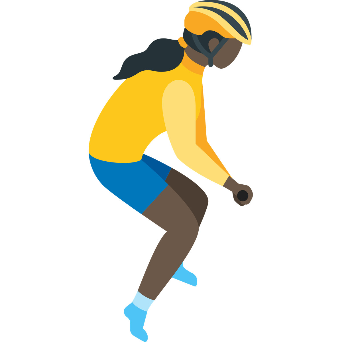 下载 Fogg 风格的 Girl cyclist 插画，支持 PNG、SVG 格式