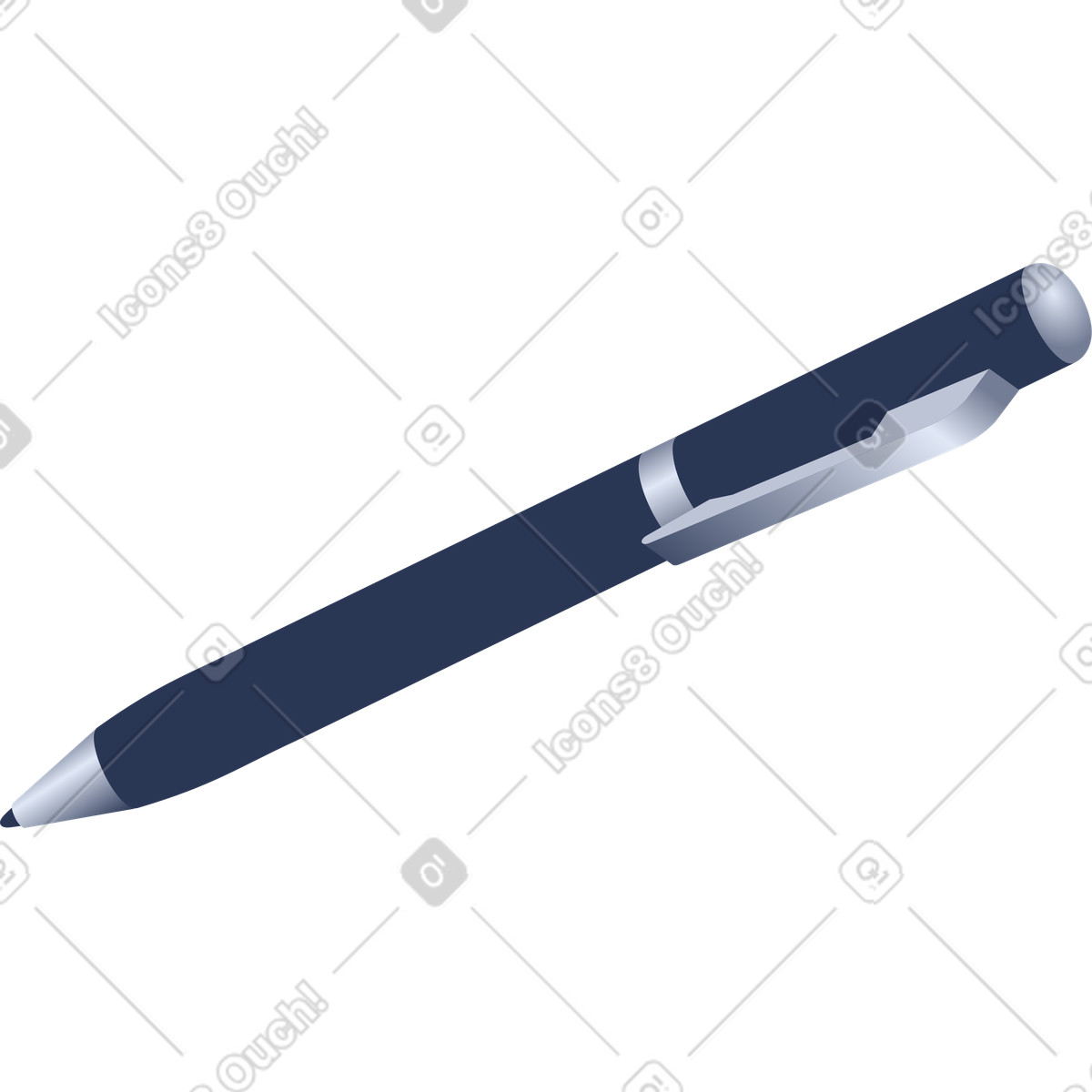 Pen illustration in PNG, SVG