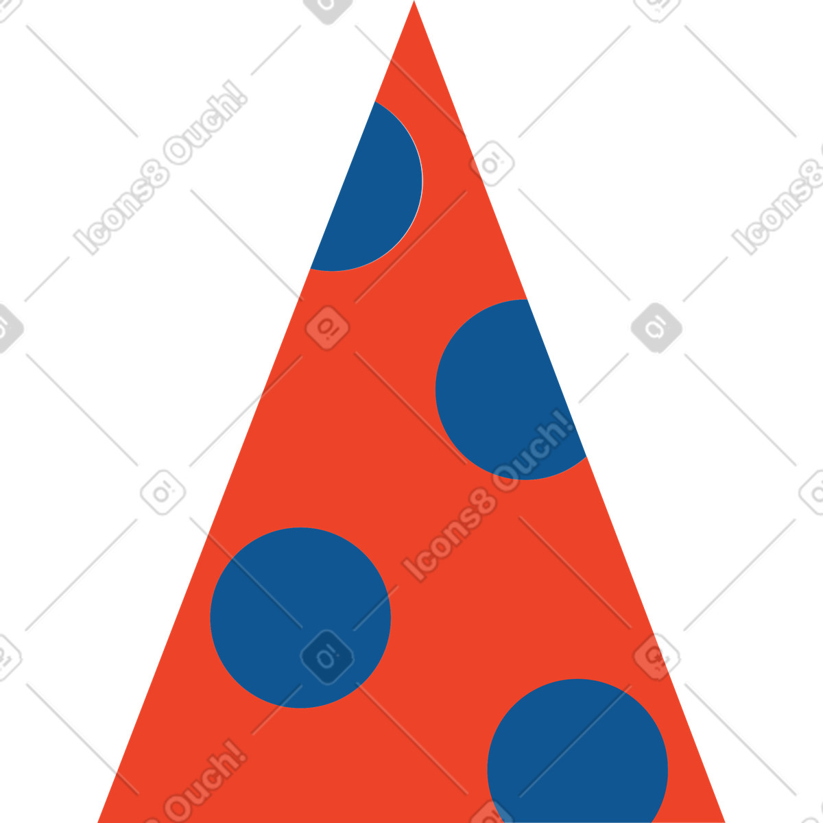 下载 Polar 风格的 生日帽 插画，支持 PNG、SVG 格式